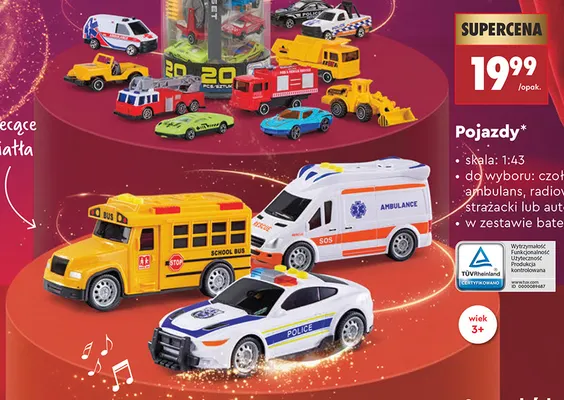 Pojazd czołg Elefun promocja w Biedronka