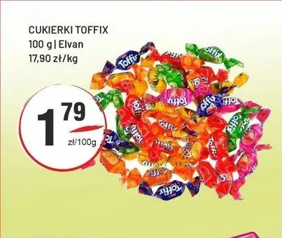 Cukierki Toffix promocja w Sedal