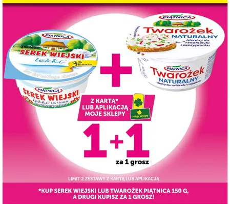 Serek wiejski lub twarożek Piątnica promocja w Groszek