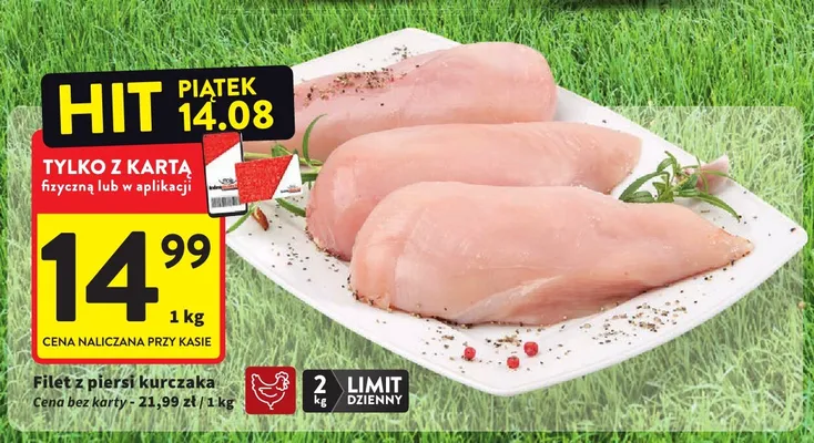 Filet z piersi kurczaka promocja w Intermarche