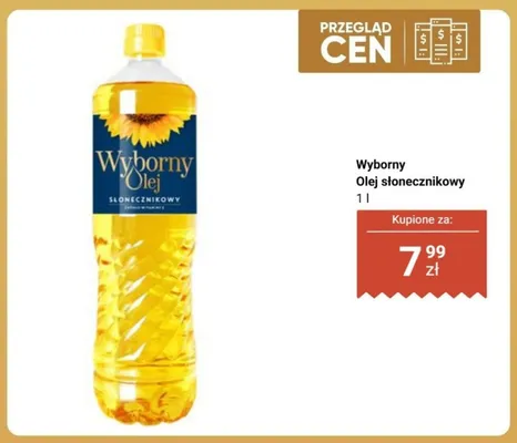 Olej słonecznikowy Wyborny promocja w Biedronka