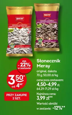 Słonecznik dakota promocja w Żabka