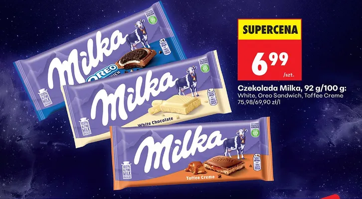 Czekolada, różne rodzaje promocja w Biedronka
