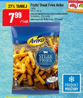 Frytki Steak Fries Aviko promocja w POLOmarket