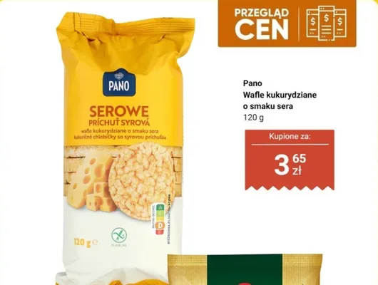 Wafle kukurydziane o smaku sera promocja w Biedronka