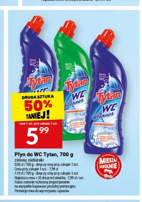 Płyn do WC Tytan Niebieski promocja w Twój Market