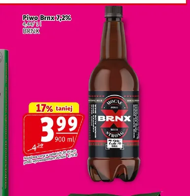 Piwo Brnx 7,2% promocja w Prim Market