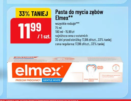 Pasta do mycia zębów Elmex promocja w POLOmarket