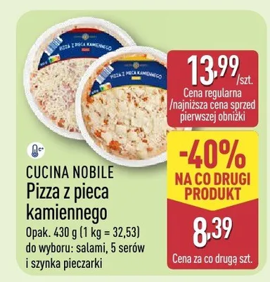 Pizza z pieca kamiennego promocja w Aldi