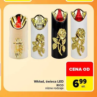 Wkład świeca LED Rico promocja w Carrefour
