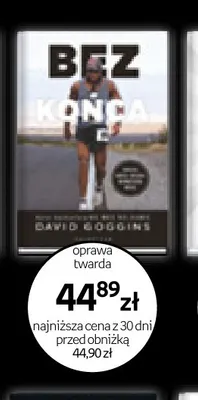Książka Bez końca David Goggins promocja w Empik