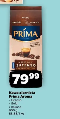 Kawa ziarnista Prima Aroma Italiano promocja w Netto