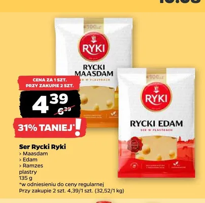 Ser Rycki Ramzes Ryki promocja w Netto