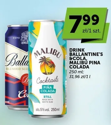 Drink Malibu Pina Colada promocja w Euro Sklep