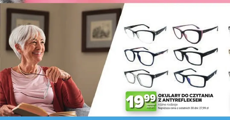Okulary do czytania z antyrefleksem American Way promocja w Stokrotka