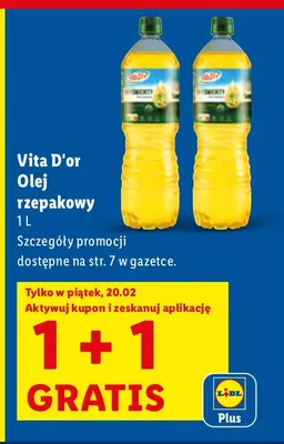 Olej rzepakowy promocja w Lidl