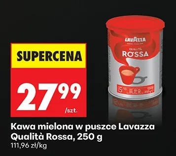 Kawa mielona w puszce Qualità Rossa promocja w Biedronka