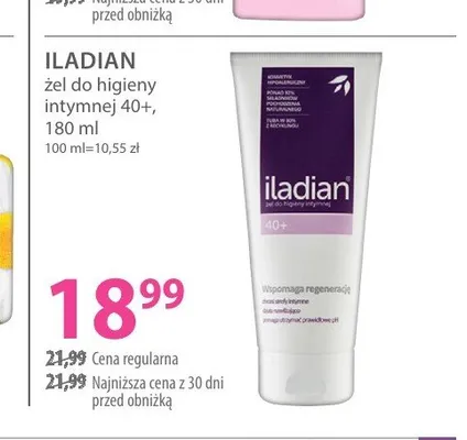 Żel do higieny intymnej Iladian 40+ promocja w Hebe