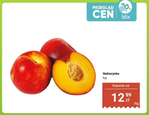 Nektarynka luz promocja w Dino