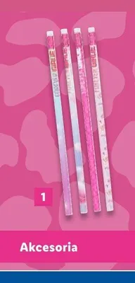 Ołówki z gumkami Forever Girlie 4-pak promocja w Lidl