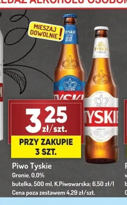 Piwo bezalkoholowe Tyskie Gronie promocja w Avita