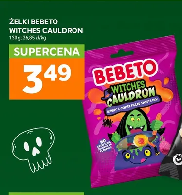 Żelki Bebeto Witches Cauldron promocja w Stokrotka