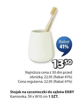 Stojak na szczoteczki do zębów EKBY promocja w Jysk