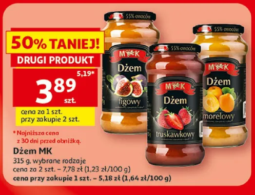 Dżem MK figowy promocja w Auchan