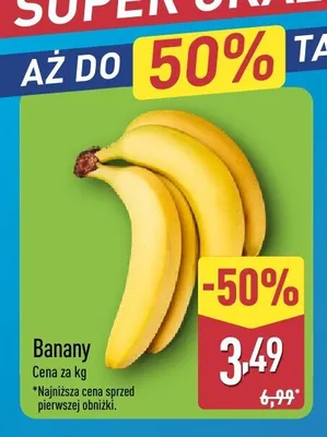 Banany promocja w Aldi