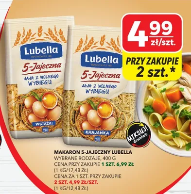Makaron 5-jajeczny wybrane rodzaje promocja w Top Market