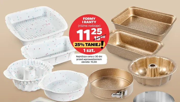 Formy i blachy promocja w Netto