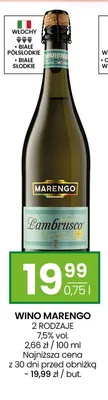 Wino białe półsłodkie Marengo promocja w Twój Market