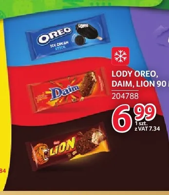Lody Daim 90 ml promocja w Selgros
