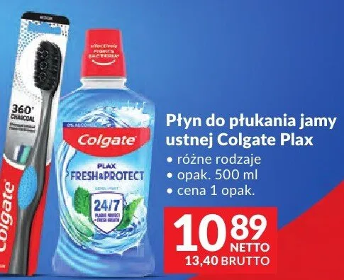 Szczoteczka do zębów Colgate 360° różne rodzaje promocja w Makro