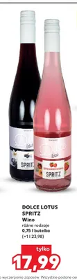 Wino Dolce Lotus Spritz promocja w Kaufland
