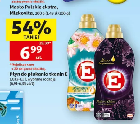 Płyn do płukania tkanin E Aromatherapy Essentials promocja w Auchan