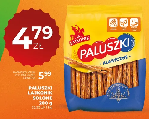 Paluszki Lajkonik Solone promocja w Duży Ben