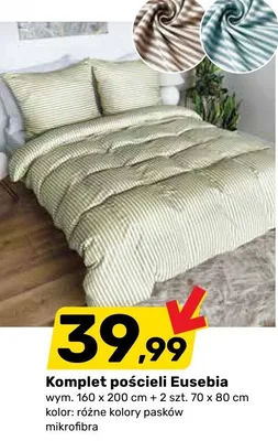 Komplet pościeli Eusebia promocja w Bricomarche