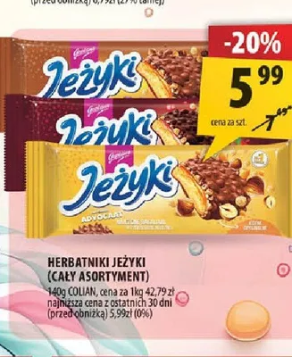 Herbatniki Jeżyki promocja w Arhelan