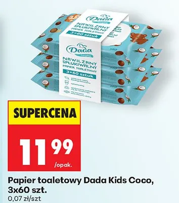 Papier toaletowy Kids Coco promocja w Biedronka