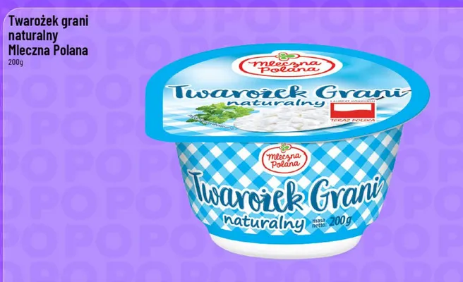 Twarożek grani naturalny promocja w POLOmarket