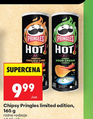 Chipsy Pringles limited edition Mexican Chilli & Lime promocja w Biedronka