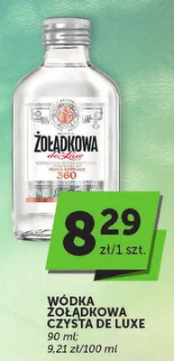 Wódka Żołądkowa Czysta De Luxe promocja w Groszek
