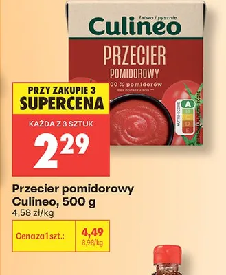 Przecier pomidorowy Culineo promocja w Biedronka