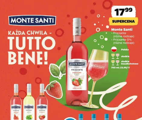 Wino Monte Santi Frizzante Watermelon promocja w Netto