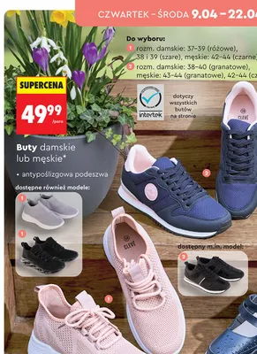 Buty damskie antypoślizgowa podeszwa promocja w Biedronka