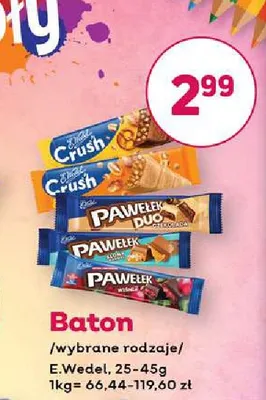 Baton E.Wedel Pawełek promocja w Bliski