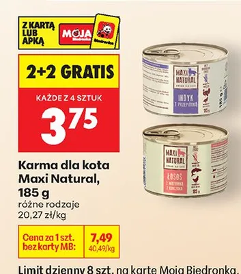 Karma dla kota  promocja w Biedronka