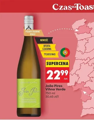 Wino João Pires Vinho Verde promocja w Biedronka