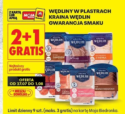 Szynka Konserwowa Kraina Wędlin promocja w Biedronka